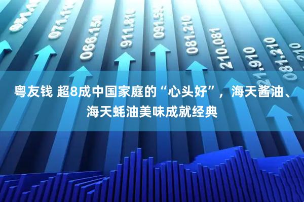 粤友钱 超8成中国家庭的“心头好”,海天酱油、海天蚝油美味成就经典